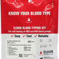 Blood Type Test Kit