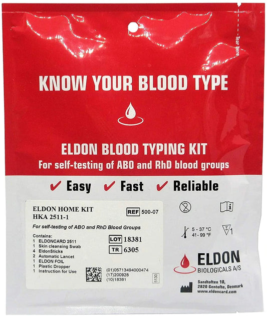 Blood Type Test Kit
